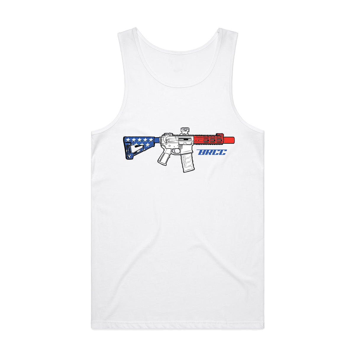 Red, White, & Pew Tank Top