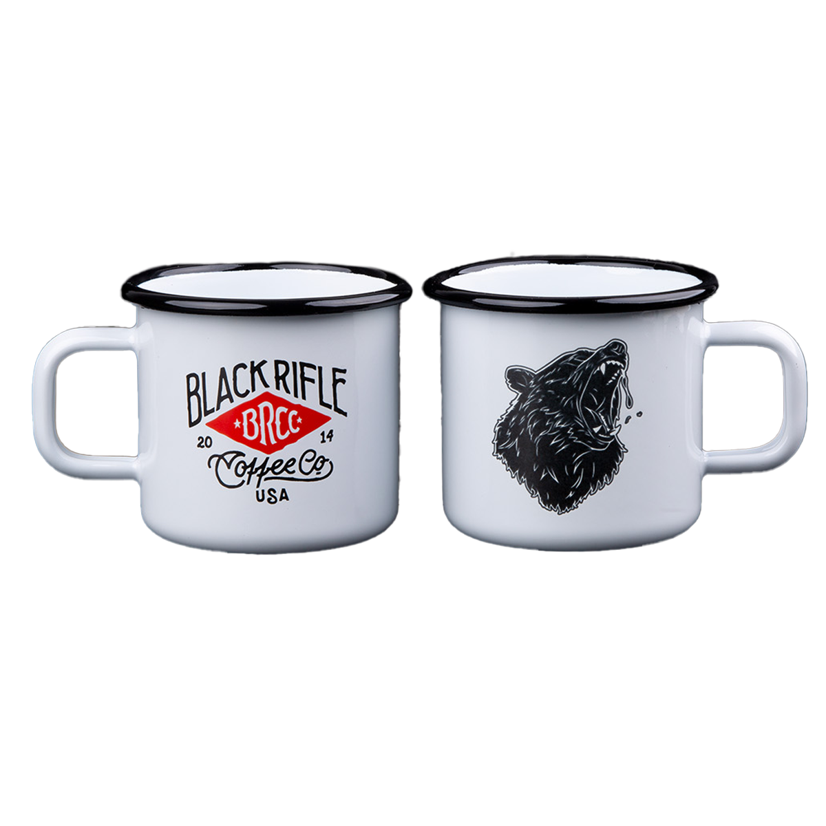 Grizzly Enamel Mug