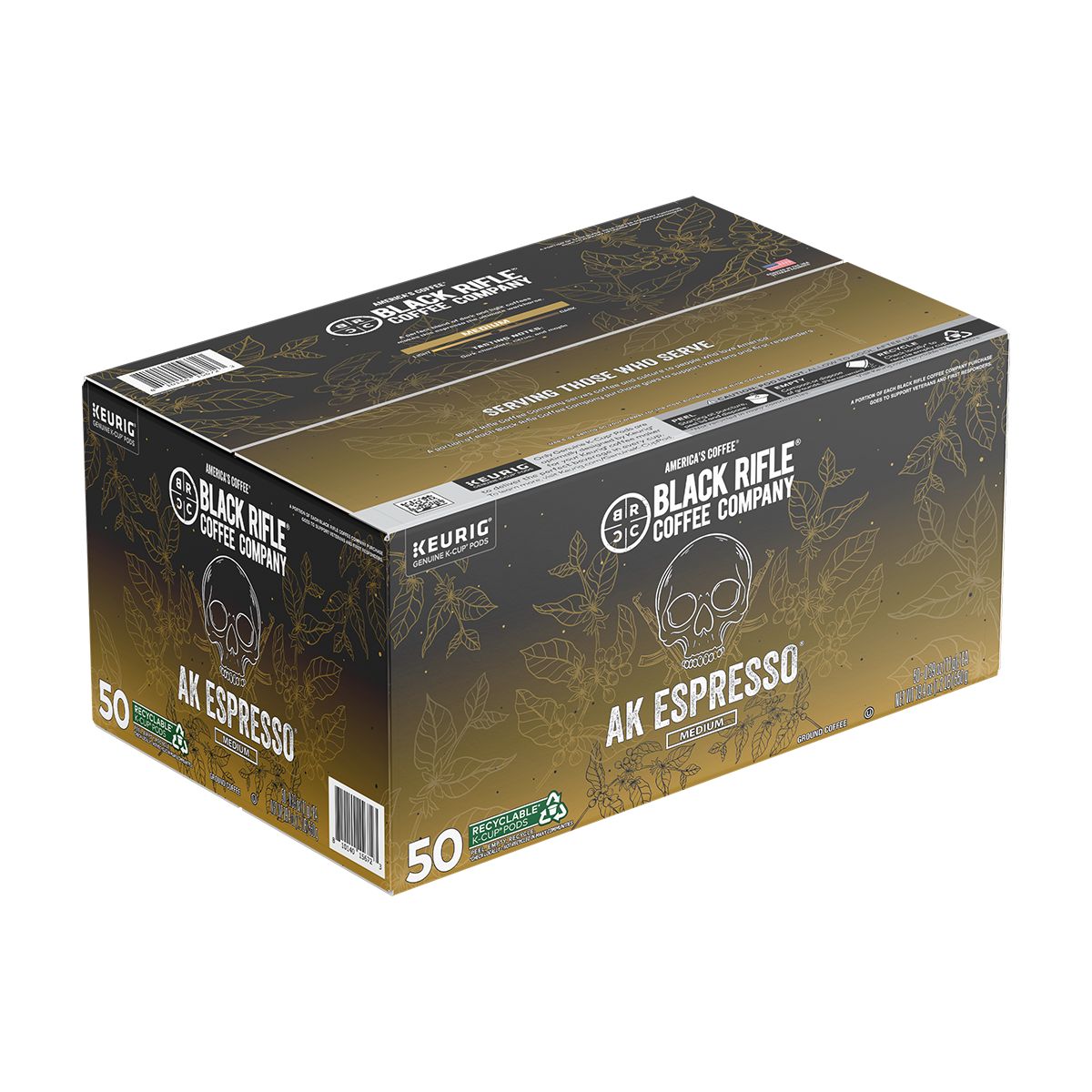 Ak-Espresso Coffee Rounds - 50Ct