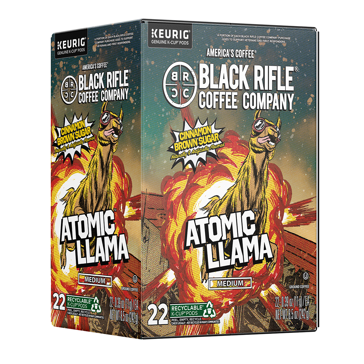 Atomic Llama, K-Cups