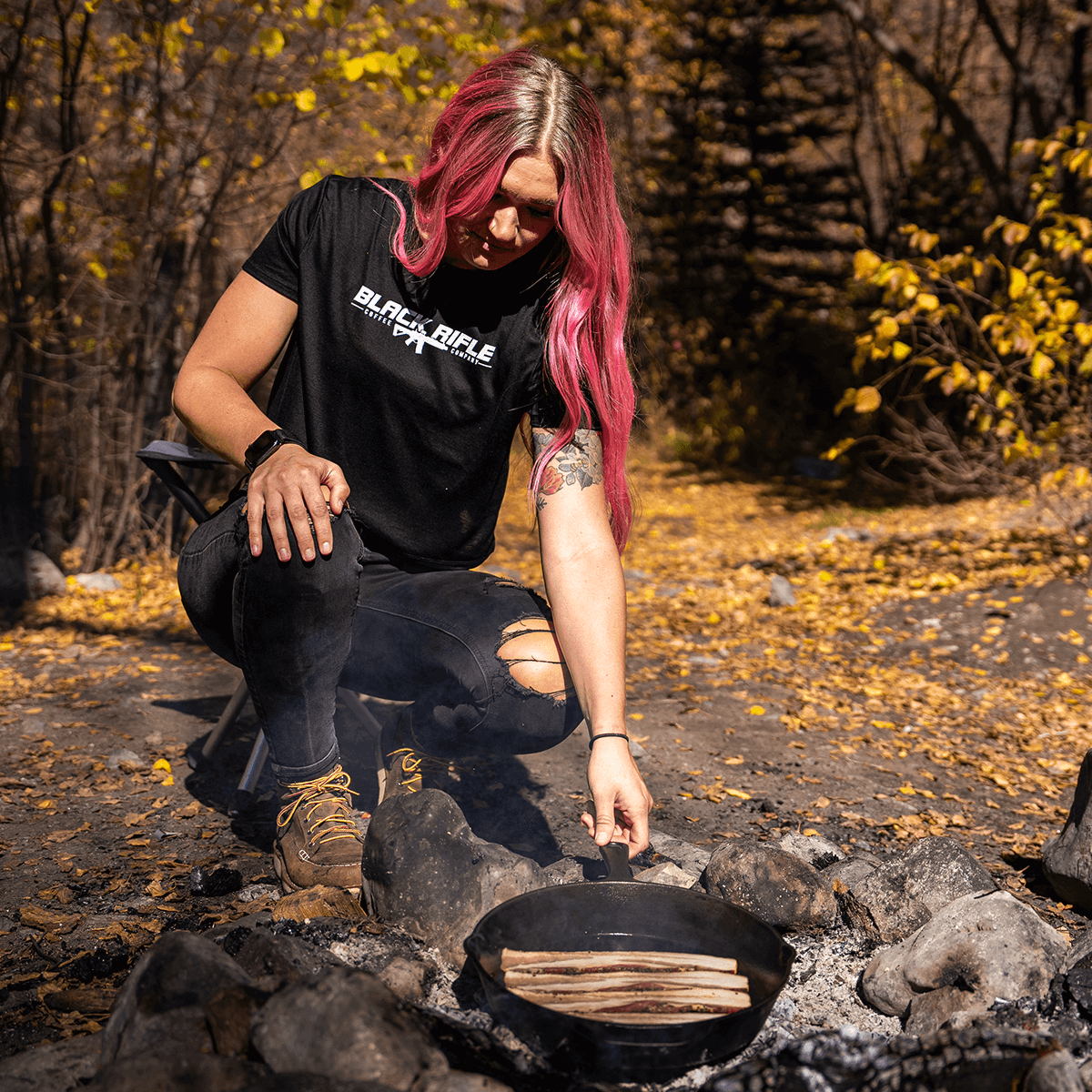 Women's Black Rifle Ar Crop Tee - Image 3