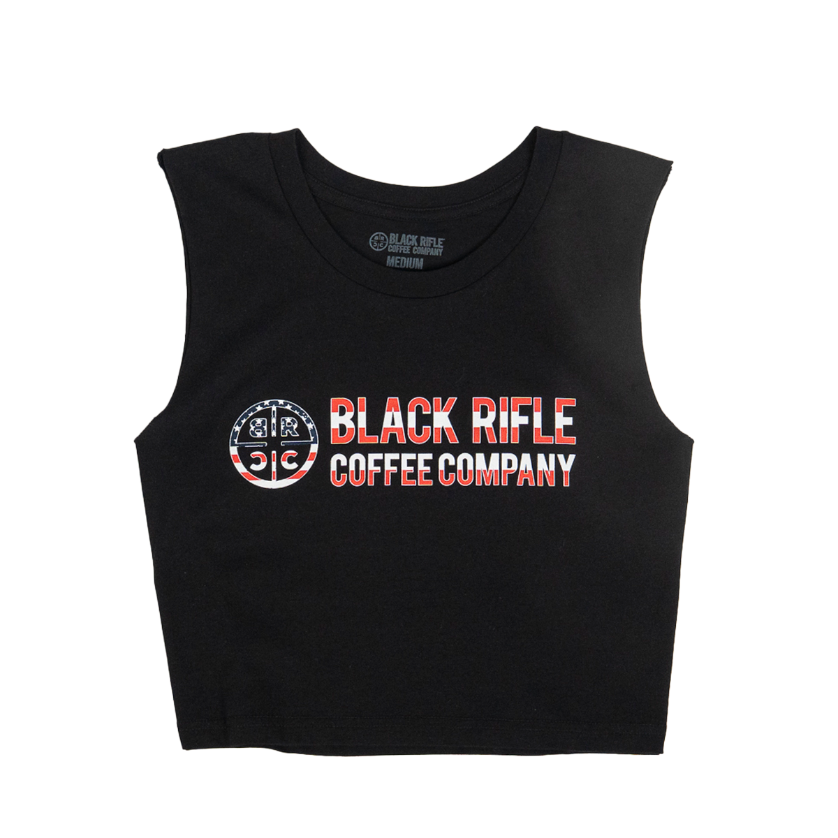 Women's Freedom Company Logo Crop Tank Top - Image 2